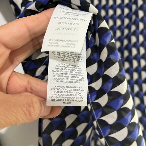 J.Crew Silk/Cotton Shirt Size 0 - Picture 8 of 10